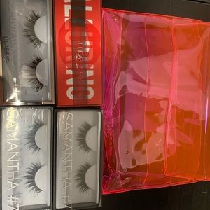 Huda Beauty LE Alluring Lip, and Samantha Lashes
